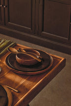 Round Acacia Wood Plate