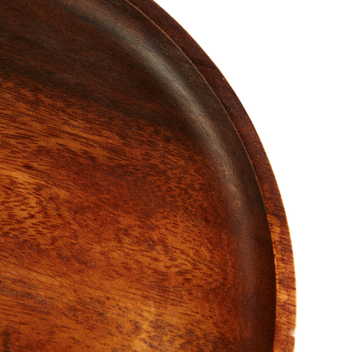Round Acacia Wood Plate