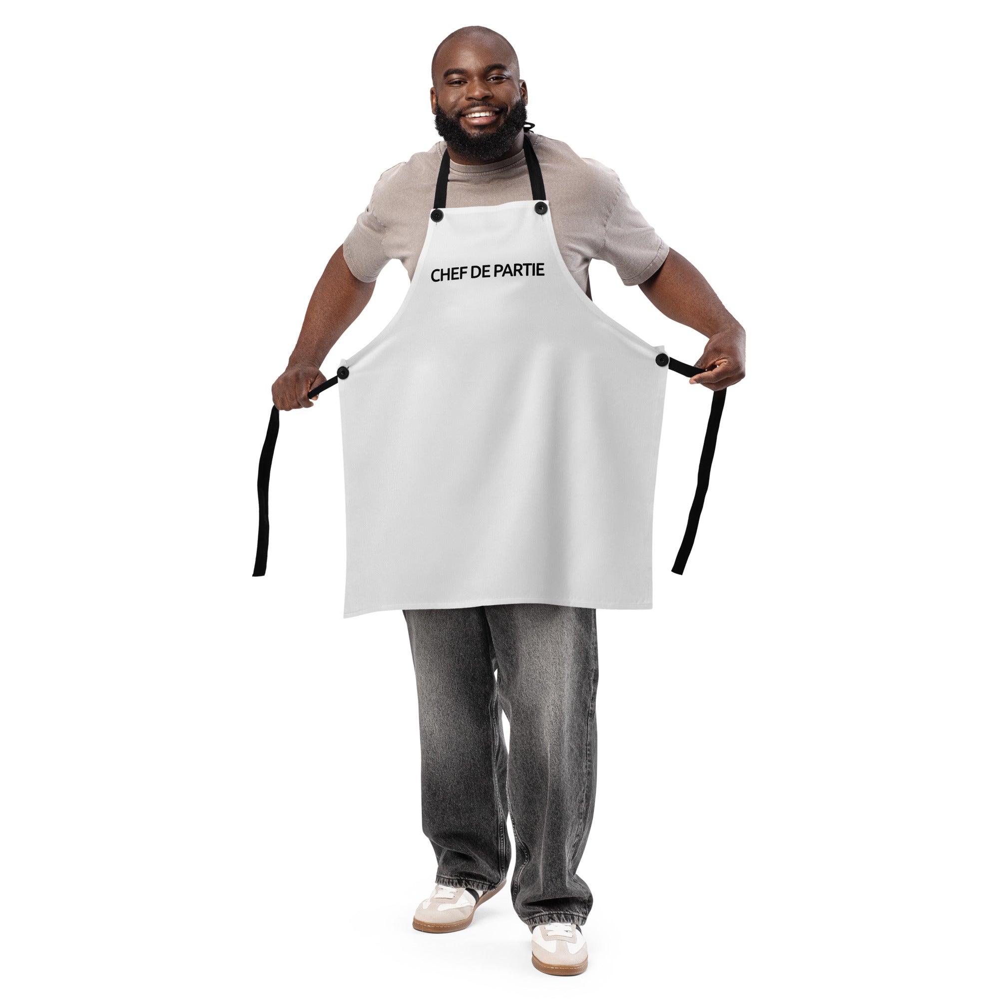 Chef De Partie White Apron