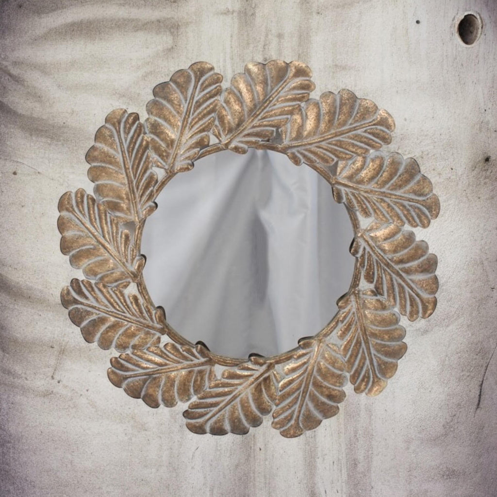 68cm Round Metal Mirror