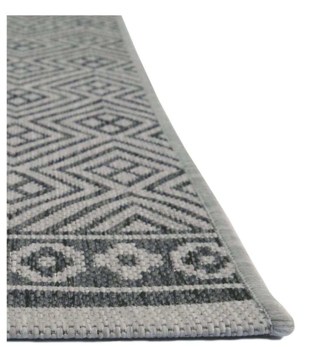 County Geo Grey Indoor/Outdoor Rug