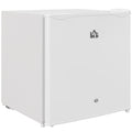 46L Counter Top Fridge Mini Fridge with Lock Chiller Box Cream White