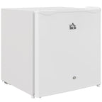 46L Counter Top Fridge Mini Fridge with Lock Chiller Box Cream White