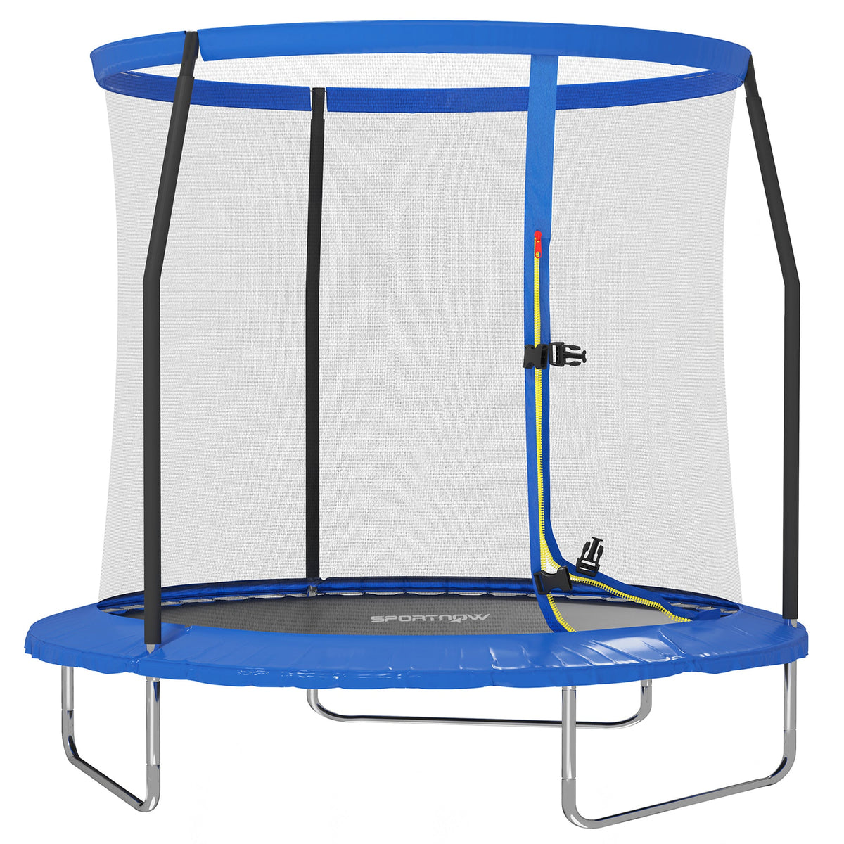 6ft Outdoor Trampoline with Safety Enclosure Net Φ244 x 242Hcm