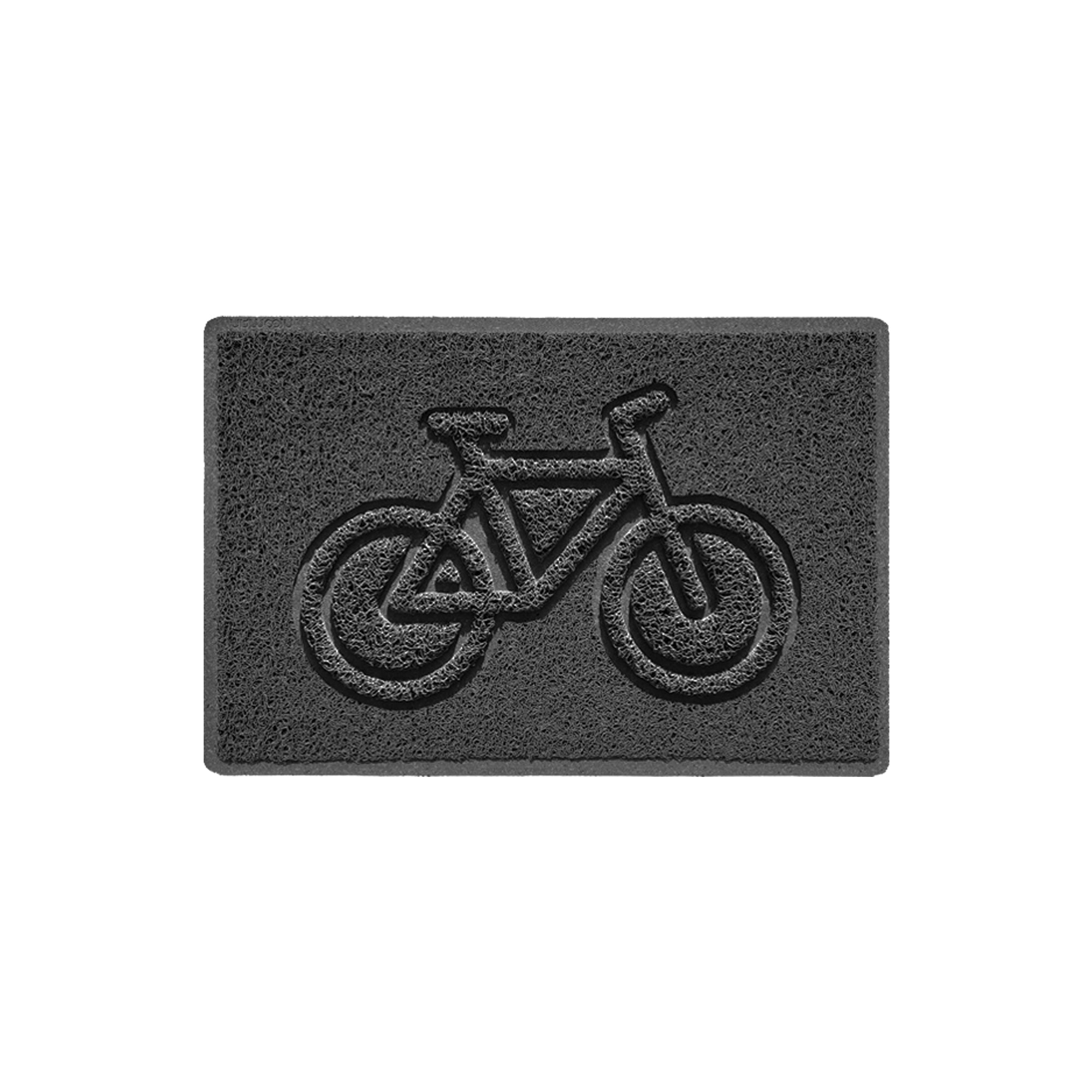 Cycle Embossed Spaghetti Doormat 60cm x 40cm Dark Grey No (Suitable for Outdoors)