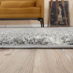 Moroccan Grey Shaggy Rug