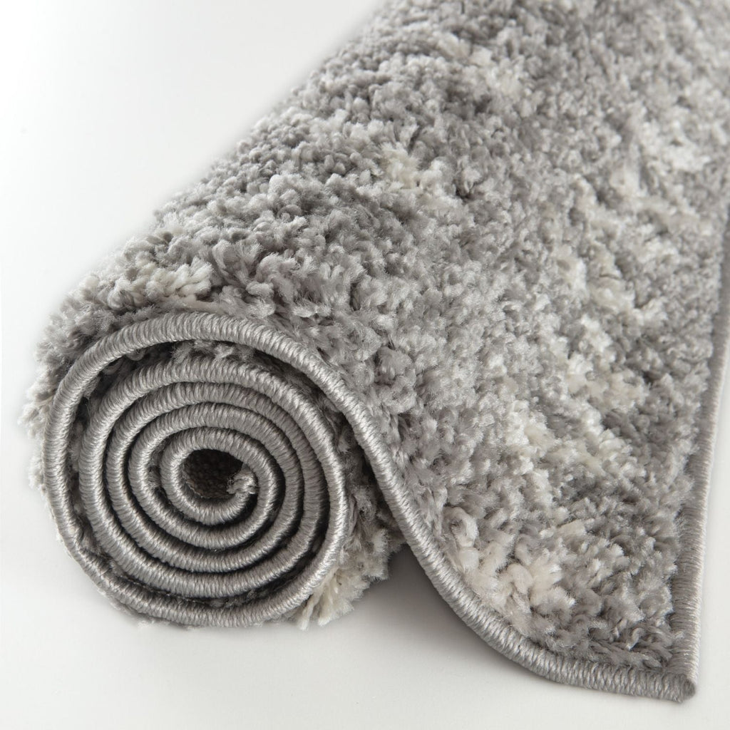 Moroccan Grey Shaggy Rug