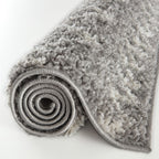 Moroccan Grey Shaggy Rug