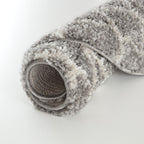 Moroccan Grey Shaggy Rug