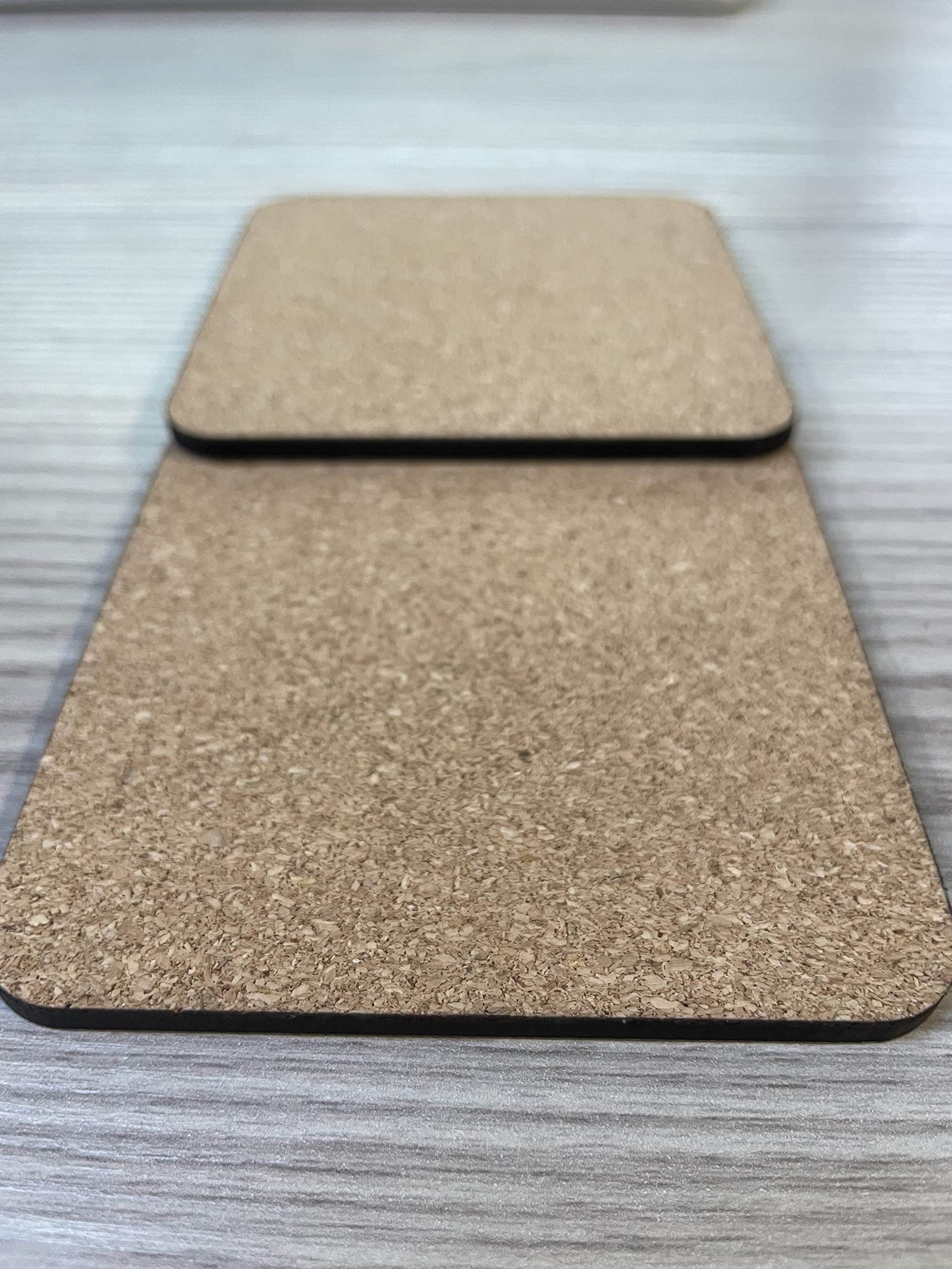Pack of 50 Square Coasters Cork Backed MDF Blank Sublimation 9cm
