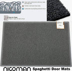 Geo Circle Spaghetti Doormat 90x60cm