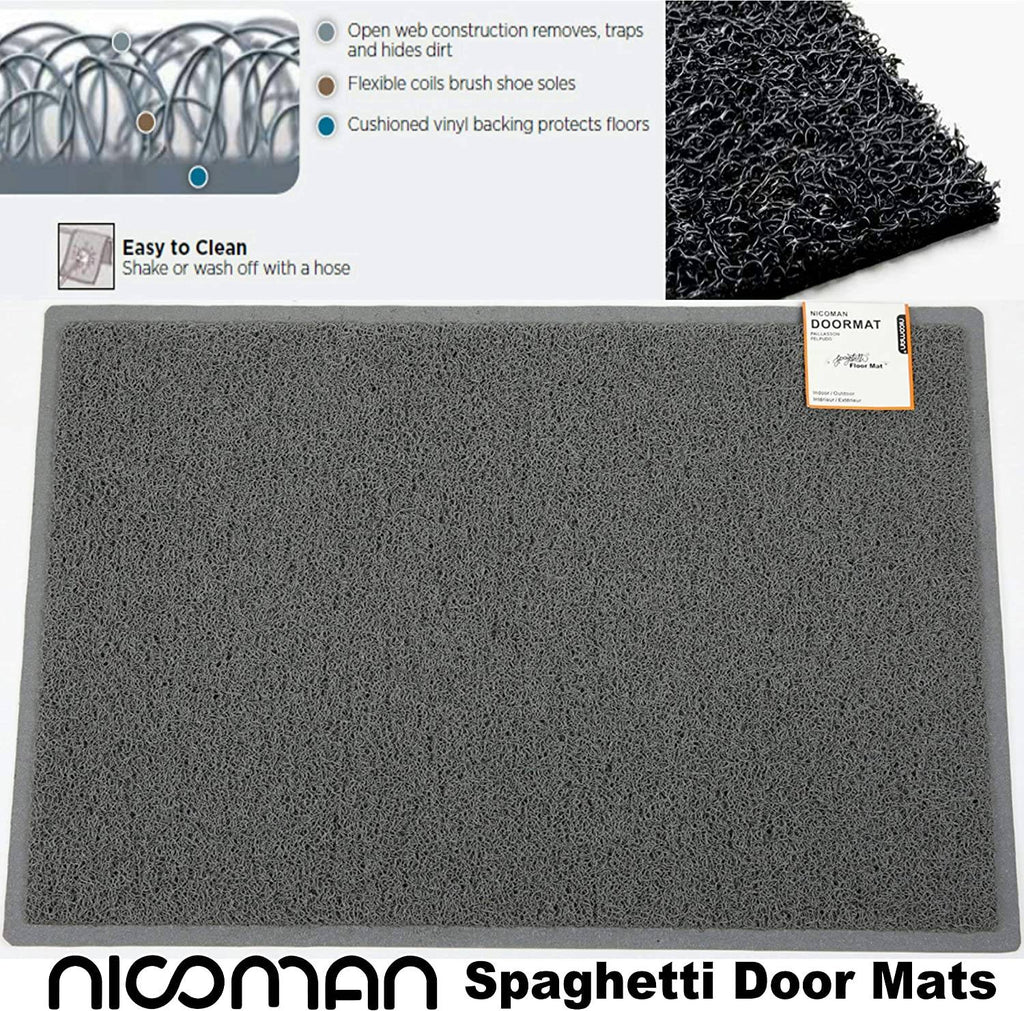 Indoor Dirt-Trapper Easy-Clean Doormat - Fan Pattern