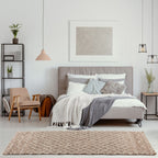 Moroccan Beige Shaggy Rug