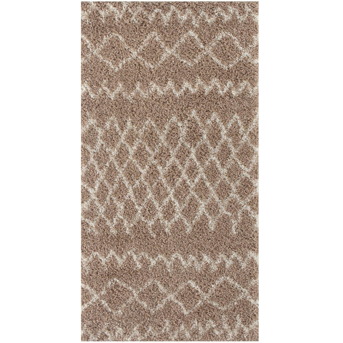 Moroccan Beige Shaggy Rug 80X150 cm
