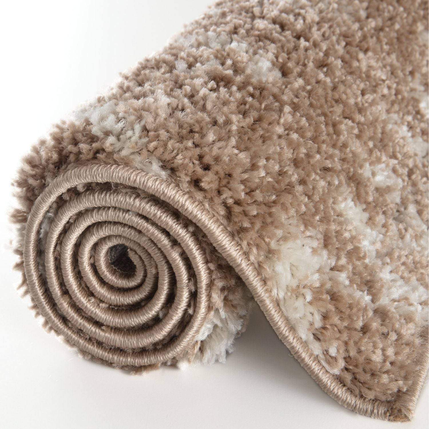 Moroccan Beige Shaggy Rug