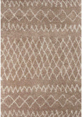 Moroccan Beige Shaggy Rug