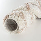 Moroccan Ivory Beige Shaggy Rug
