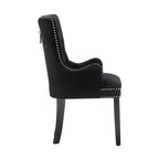 LUX Velvet Dining Chair (with armrests)