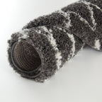 Moroccan Dark Grey Shaggy Rug
