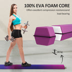 7.7ft Folding Gymnastics Balance Beam with Anti-Slip Base