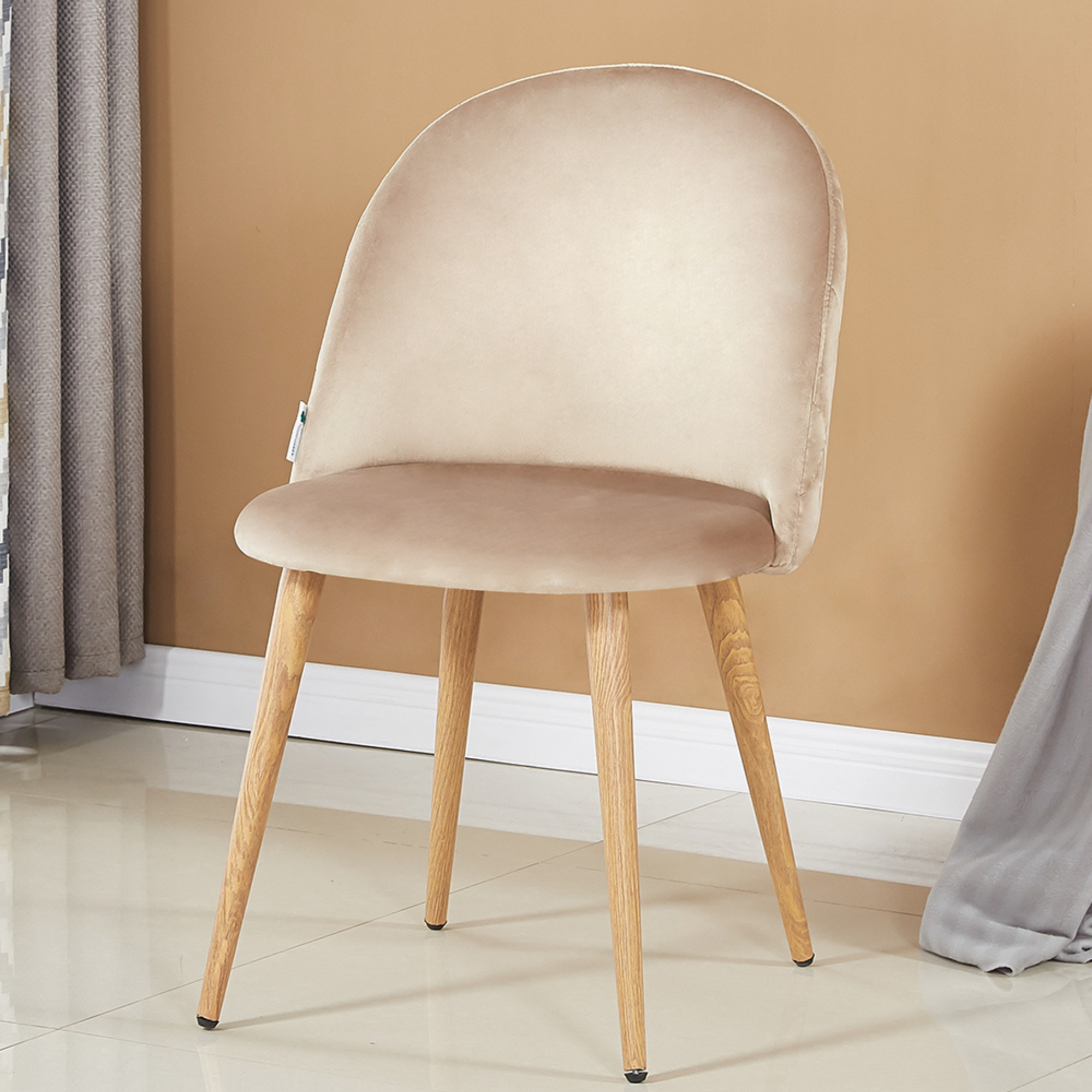 Halo Dining Set, a Table and Chairs Set of 4, White/Grey