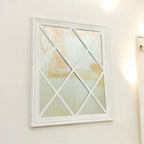 80 x 100cm White Wall Mirror