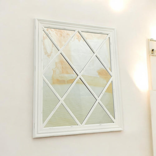 80 x 100cm White Wall Mirror