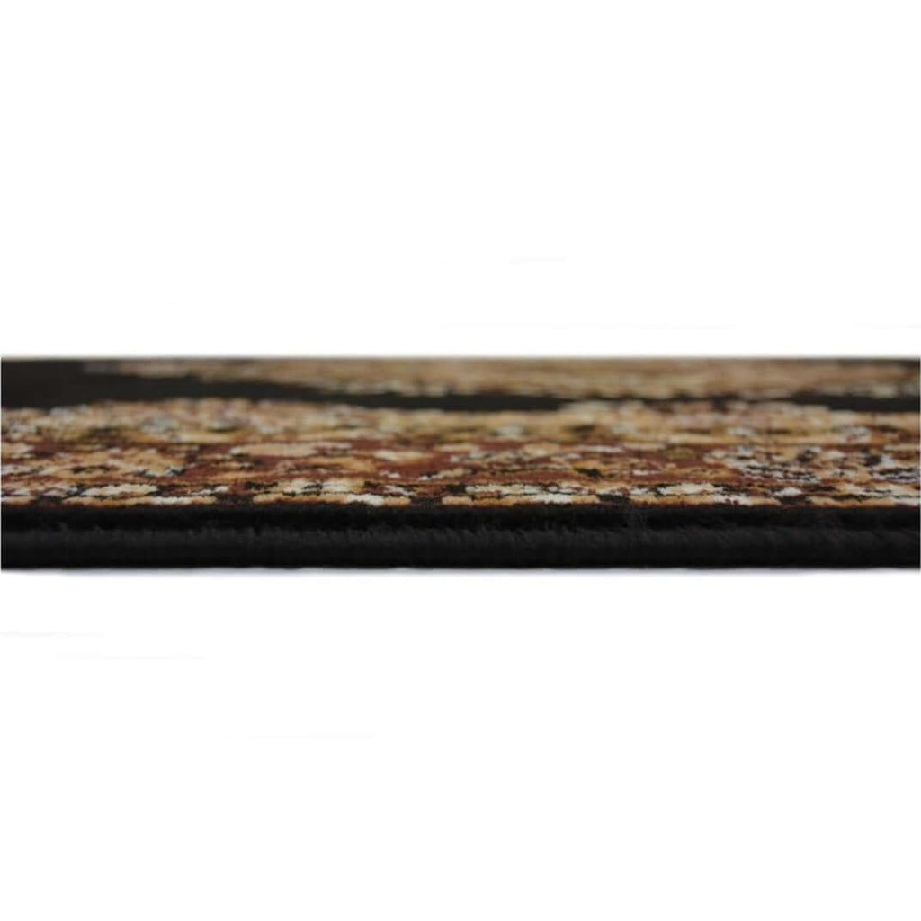 Maestro Traditional Black Rug