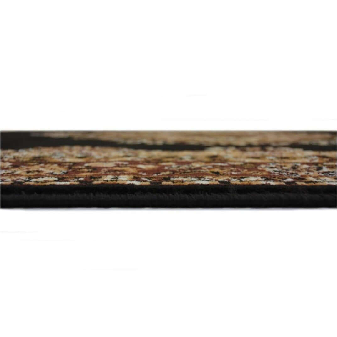 Maestro Traditional Black Rug
