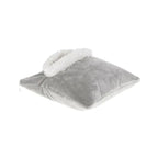 Grey Heated Fleece Pillow