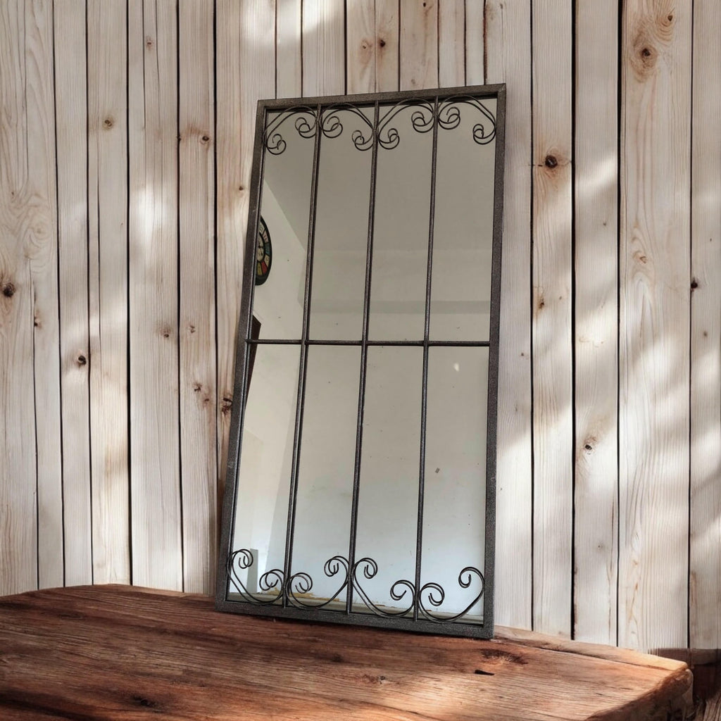 120cm Metal Window Wall Mirror
