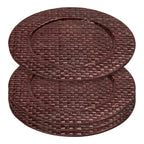 Brown Charger Plate