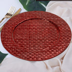 Red Charger Plate