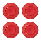 Red Baroque Charger Plate