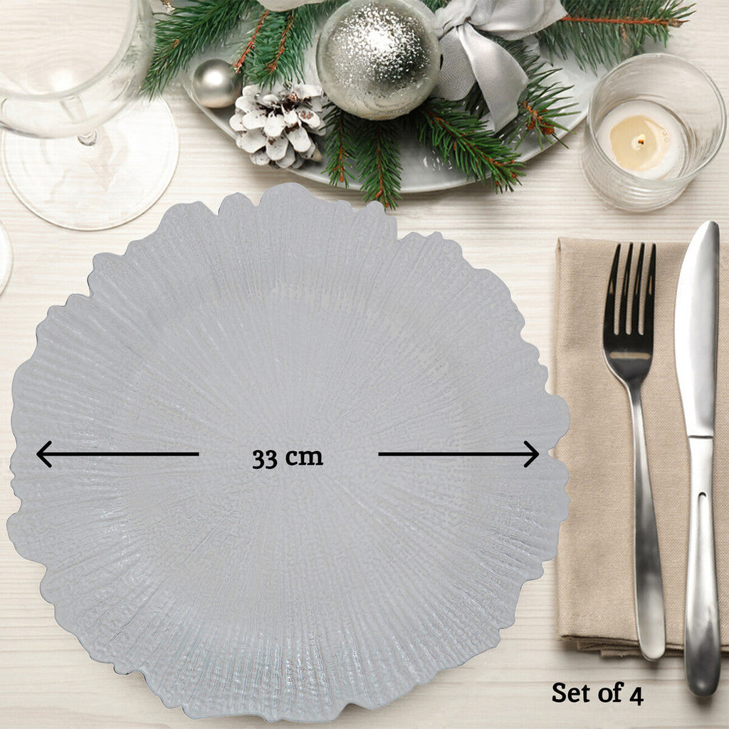 White Reef Charger Plate 33cm