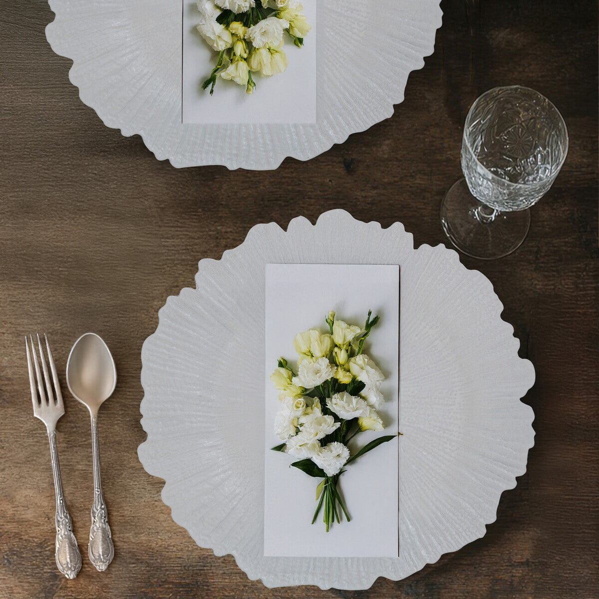 White Reef Charger Plate 33cm