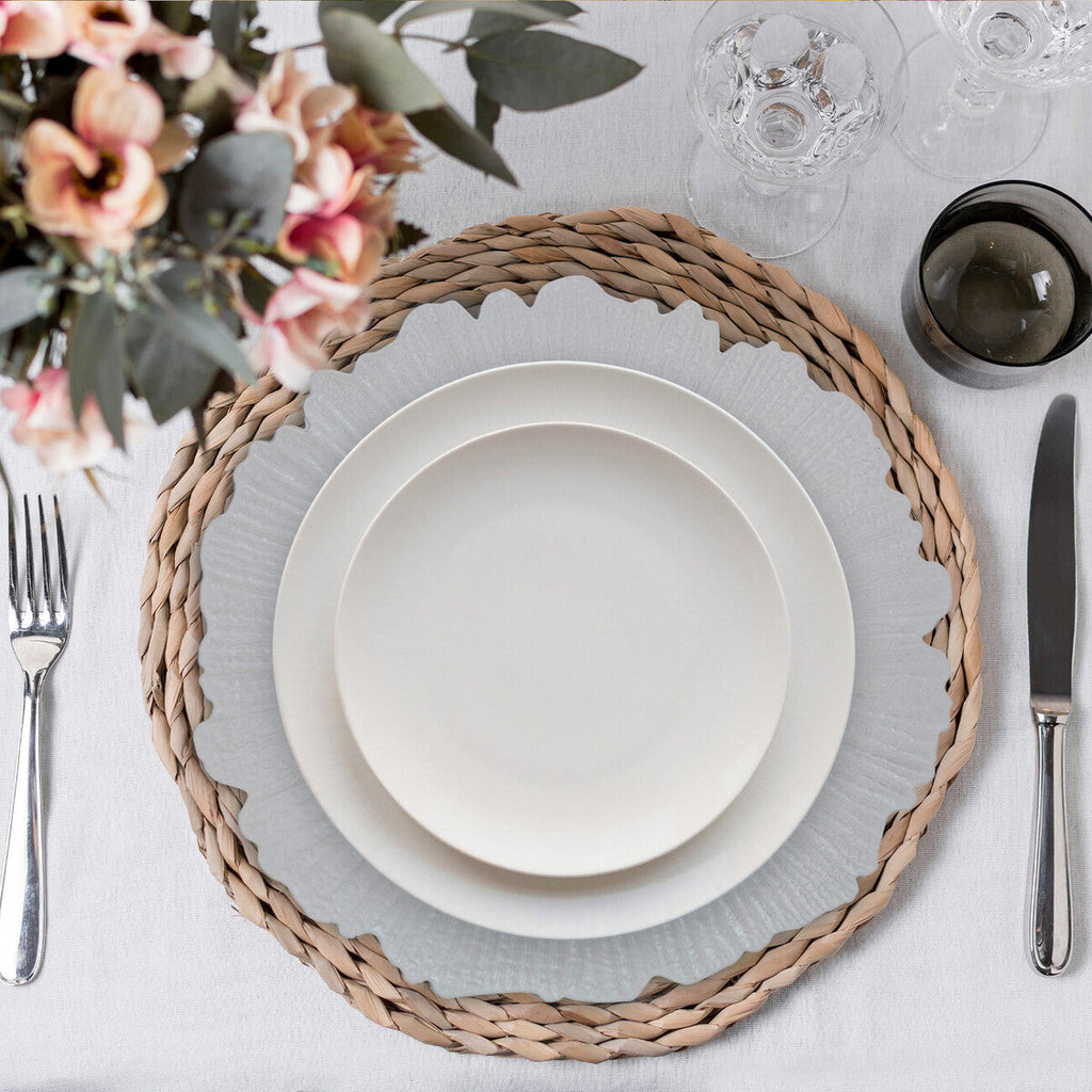 White Reef Charger Plate 33cm