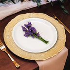 Gold Finish Baroque Charger Plate