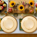 Gold Finish Flat Style Charger Plate