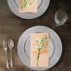 Set of Four 33cm Silver Charger Plates with Ribbed Rims