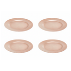 Set of Four 33cm Rose Gold Flat Style Charger Plates