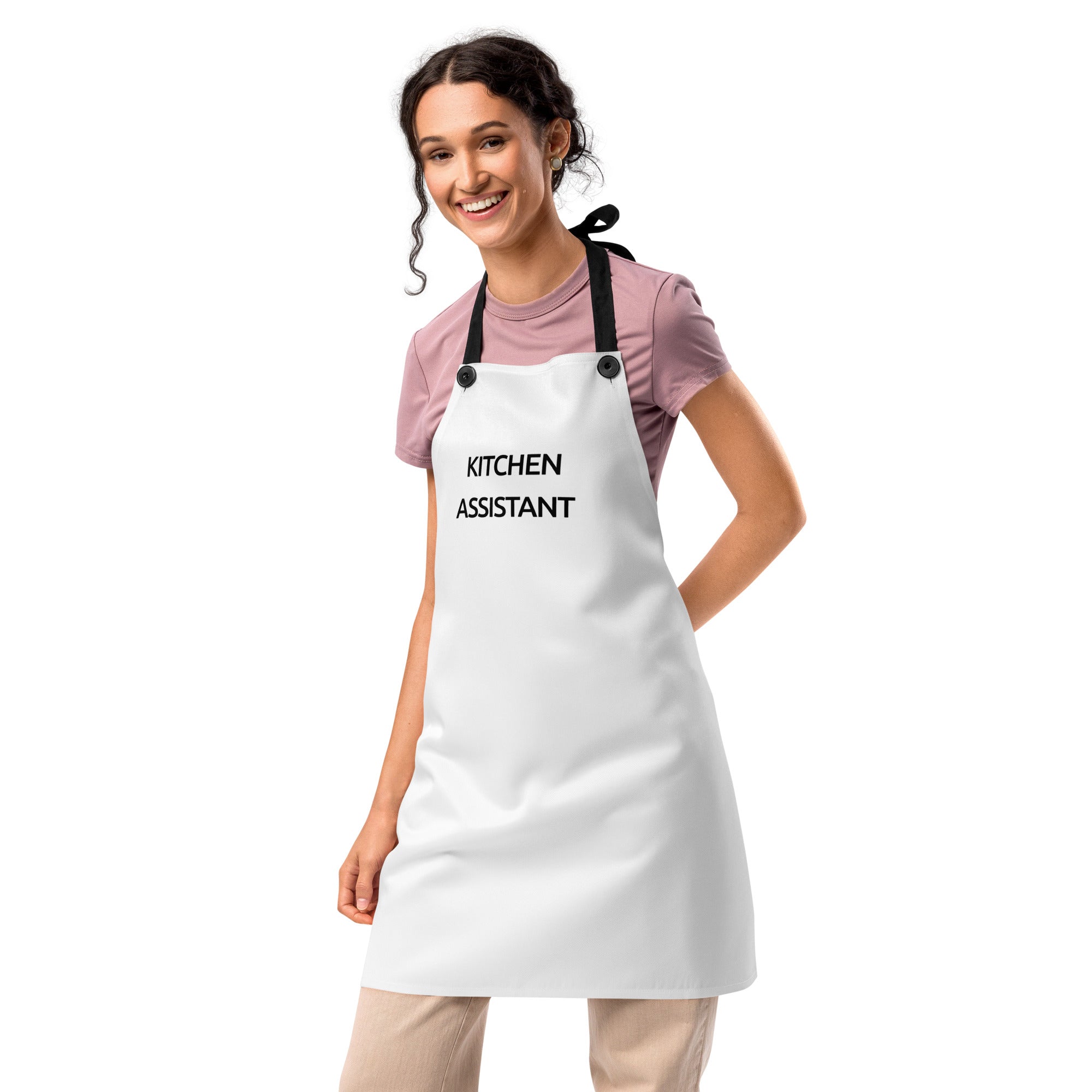 Kitchen Assistant White Apron