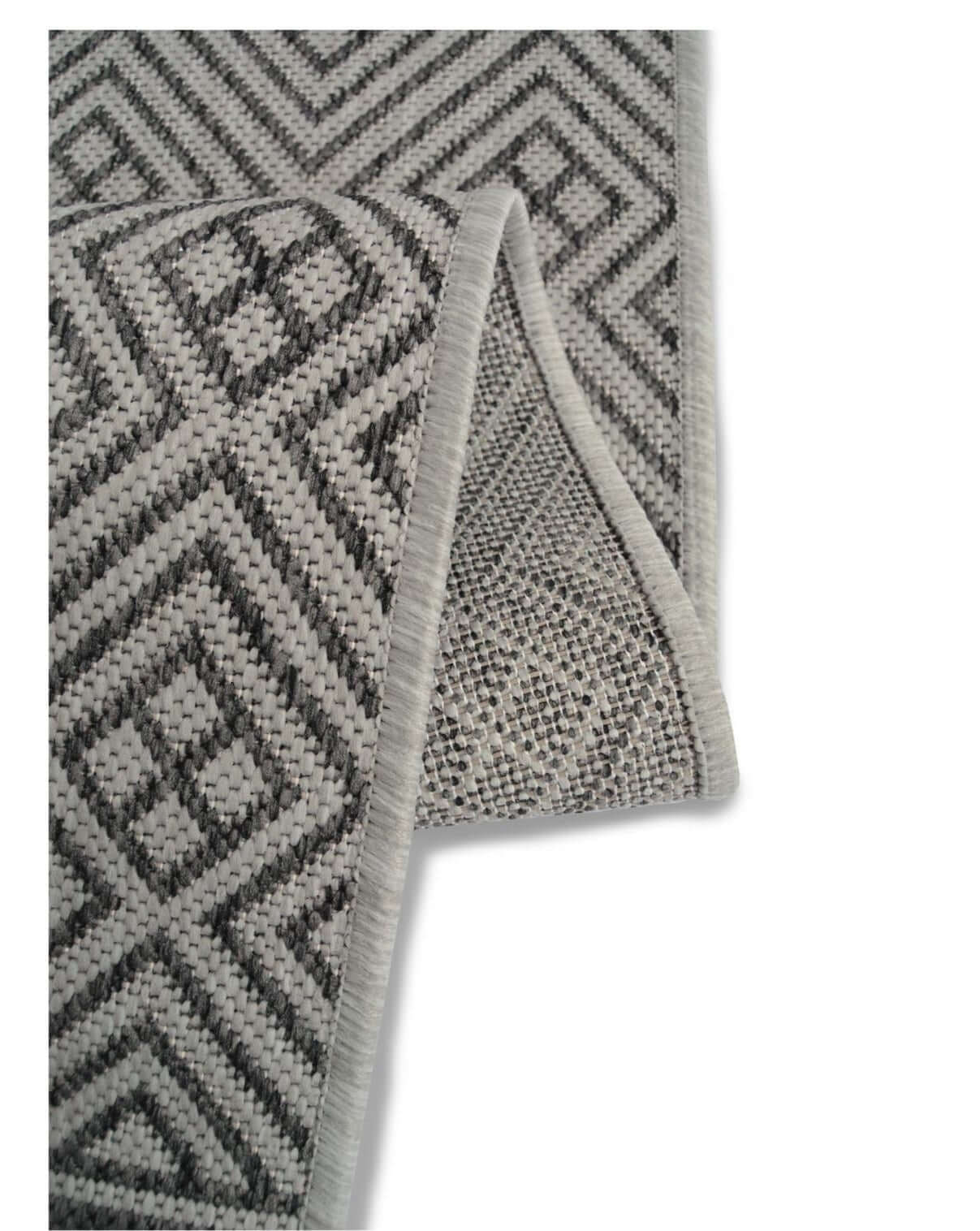 County Geo Grey Indoor/Outdoor Rug
