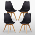 Lorenzo Dining Chairs Set of 4 & 6 Black Set of 4