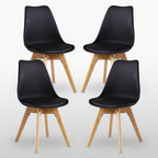 Lorenzo Dining Chairs Set of 4 & 6 Black Set of 4