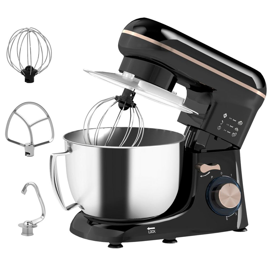 Electric Stand Mixer, 4.5L Food Mixer with Dough Hook, Whisk
