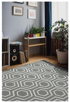 Maestro Honeycomb Grey Rug