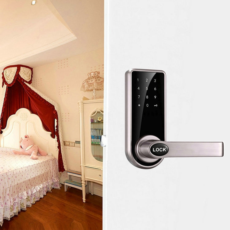 OS8818 Password + Key + Sensor Card Zinc Alloy Electronic Door Lock Touch Screen Electronic Code Lock, OS8818 OS8818