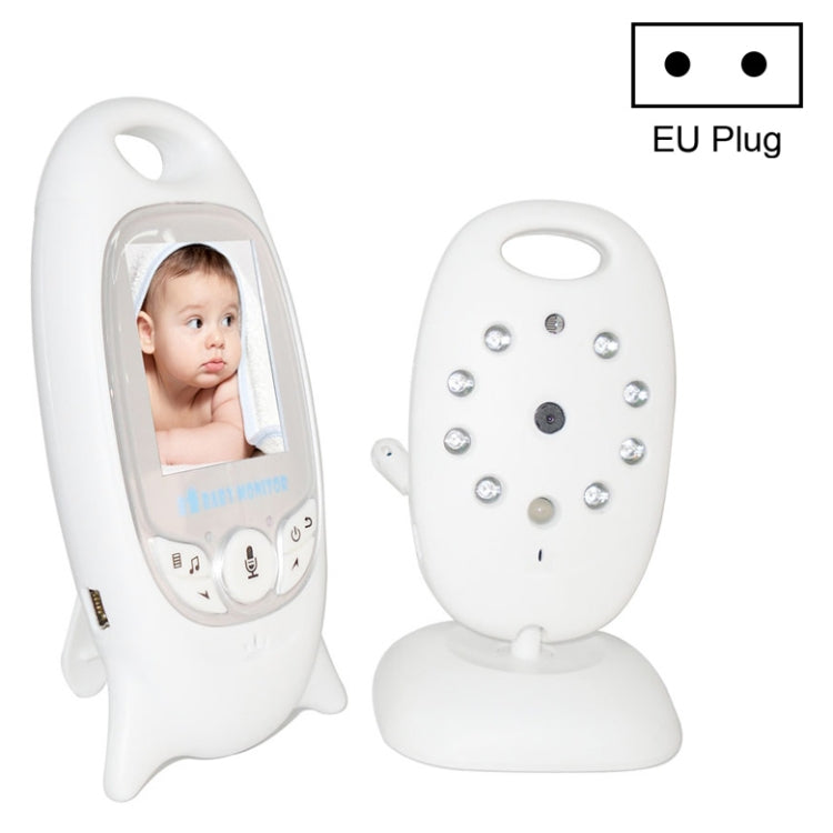 VB601 2.0 inch LCD Screen Hassle-Free Portable Baby Monitor, Support Two Way Talk Back, Night Vision, VB601 – Durable Build, Easy to Use VB601 EU Plug
