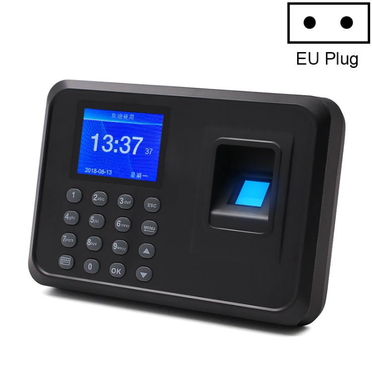 F01 Fingerprint Time Attendance Machine with 2.4 inch TFT Screen, US Plug, ACS2685EU, ACS2685UK, ACS2685US ACS2685EU
